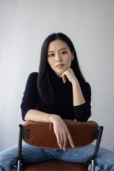 '눈알이 제일 맛있단다'를 펴낸 소설가 모니카 김 [ⓒIris Minji. 재판매 및 DB 금지]