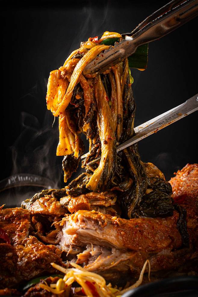 타향골 따귀탕 우거지. (사진=타향골 제공)