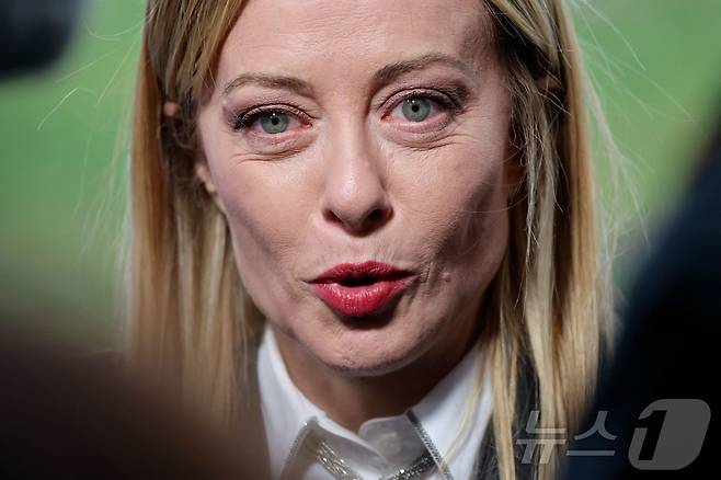 조르자 멜로니 이탈리아 총리. 2026.2.12 ⓒ AFP=뉴스1