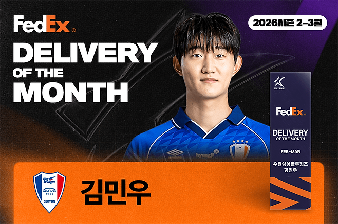 수원삼성 김민우. /사진=한국프로축구연맹