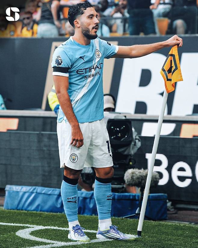 맨체스터 시티 라얀 셰르키. /사진=스쿼카