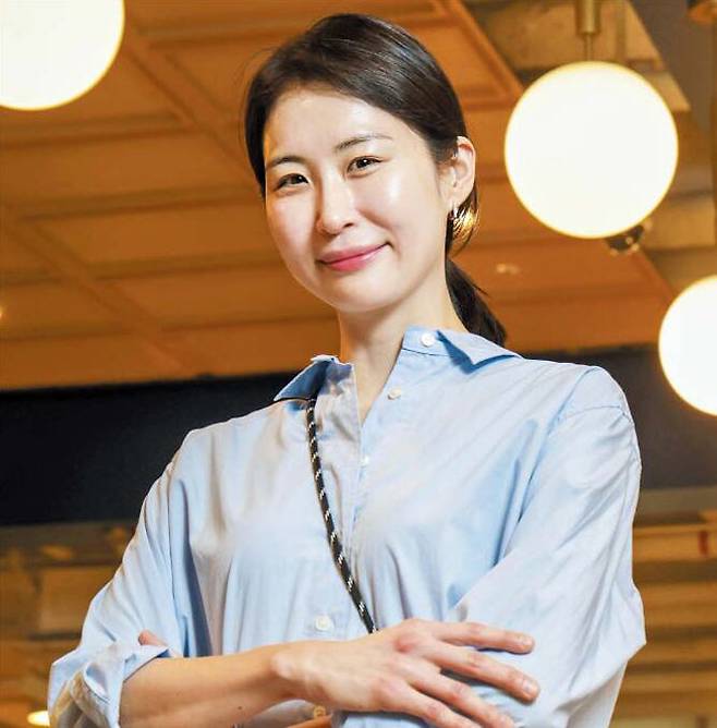 최혜진 디마프 대표가 지난달 26일 서울 서초구에서 가진 본지 인터뷰에서 “고객들에게 사랑과 존경을 받을 수 있는 브랜드를 만들고 싶다”고 말했다. /장련성 기자
