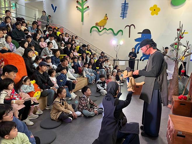 지난해 열린 국립어린이박물관 어린이날 행사 모습. 국립박물관단지 통합운영지원센터 제공