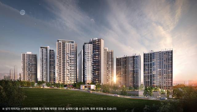 라클라체자이드파인 투시도. [GS건설 제공]