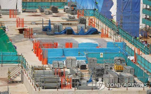 수도권의 한 아파트 공사현장. [연합뉴스]