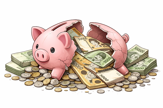 돼지저금통 자작극