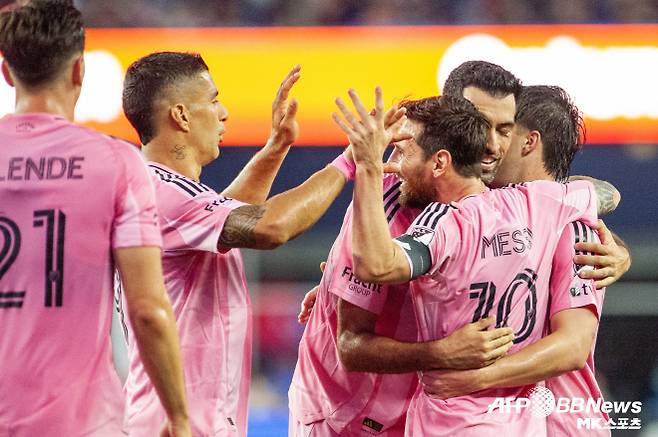 인터 마이애미 선수들. 사진=AFPBBNews=News1