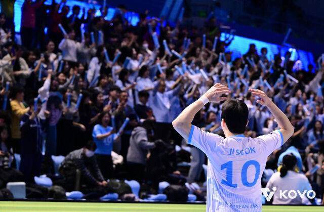 니콘 V리그 포토제닉으로 선정된 정지석의 사진 / 한국배구연맹(KOVO)