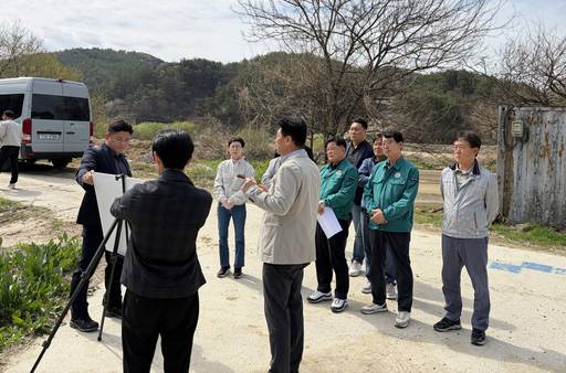 영주시 결산검사위원회가&nbsp;주요 사업장을 점검하는 모습 ⓒ영주시 제공