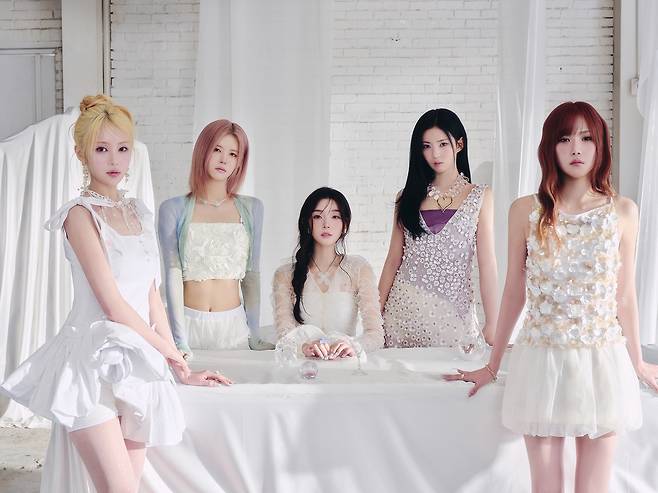 그룹 이프아이 원화연, 라희, 카시아, 미유, 태린(왼쪽부터). 사진제공|하이햇엔터테인먼트