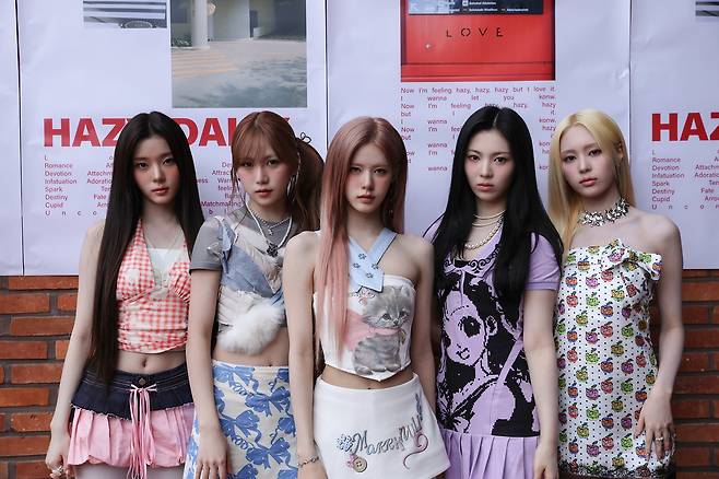 그룹 이프아이 카시아, 태린, 라희, 미유, 원화연(왼쪽부터). 사진제공|하이햇엔터테인먼트