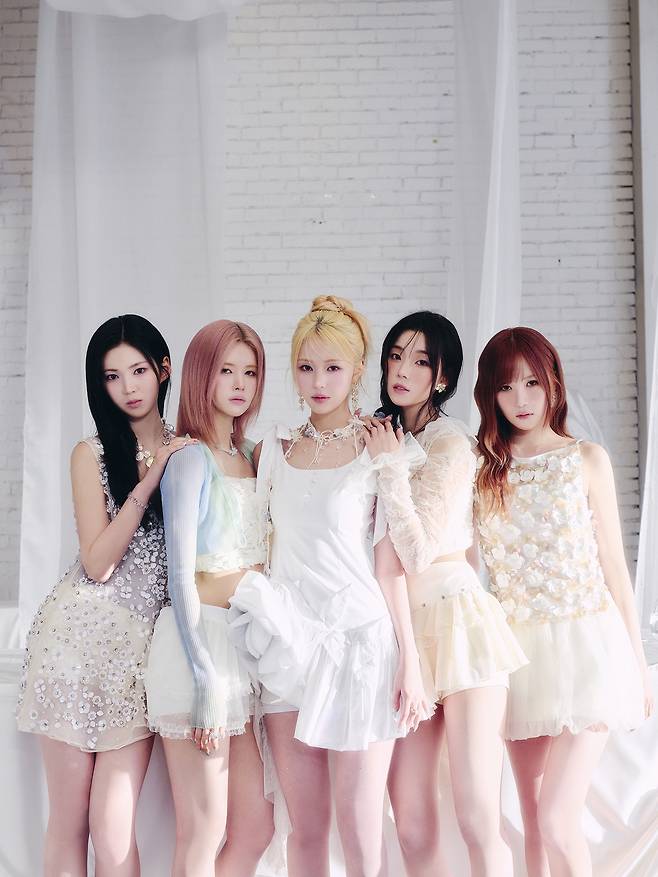 그룹 이프아이 미유, 라희, 원화연, 카시아, 태린(왼쪽부터). 사진제공|하이햇엔터테인먼트