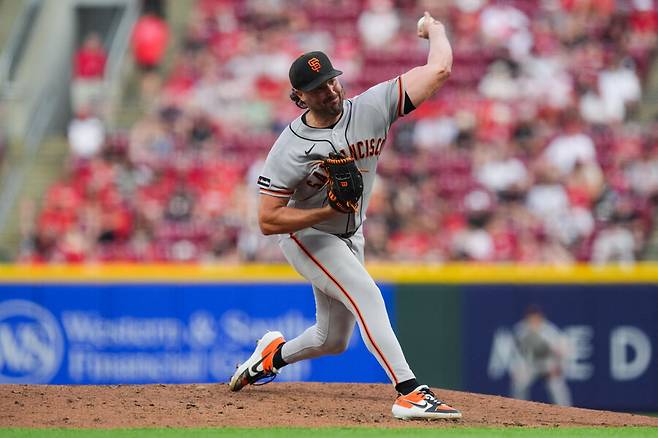 ▲ 신시내티 레즈와 경기에 선발 등판한 로비 레이. ⓒ연합뉴스