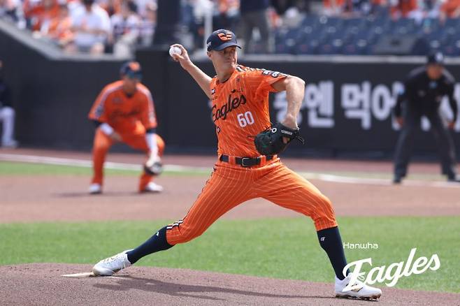 ▲ 잭 쿠싱 ⓒ한화 이글스