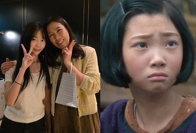 ▲ 배우 염혜란과 '폭싹 속았수다'에서 딸로 출연한 김태연이 만났다. 출처|김태연 인스타그램