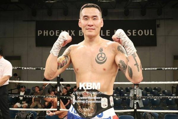 동양 챔피언에 오른 몽골 출신 백하소 [KBM 제공. 재판매 및 DB 금지]