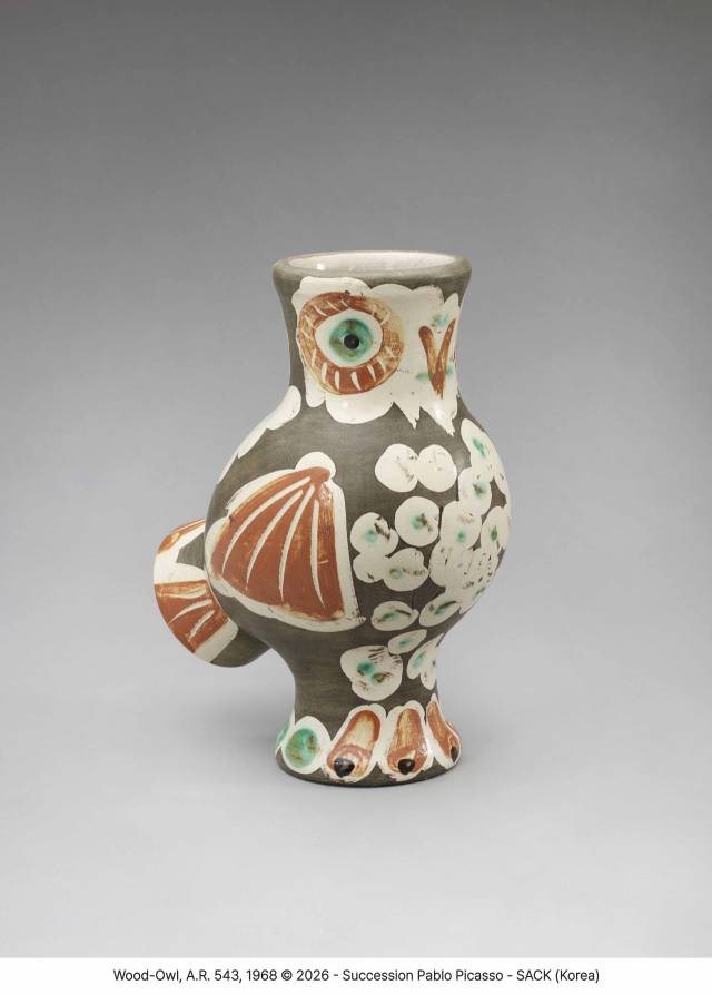피카소, 올빼미, A.R.543, 1968. 국립현대미술관 소장품