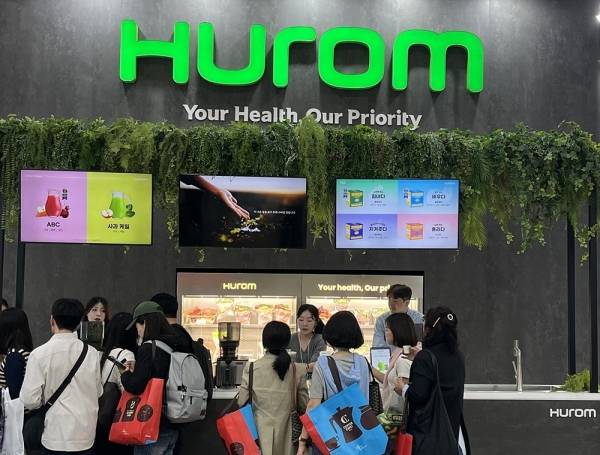 휴롬, 서울커피엑스포 전시 부스.&nbsp;ⓒ휴롬