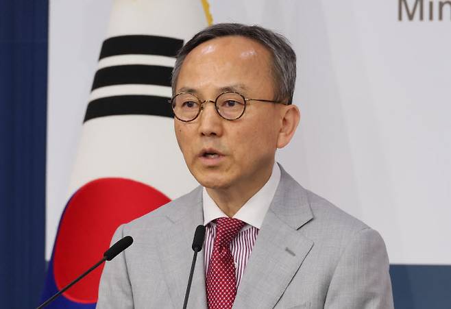 박일 외교부 대변인이 16일 서울 종로구 정부서울청사 별관에서 정례브리핑을 하고 있다.[연합뉴스 제공]