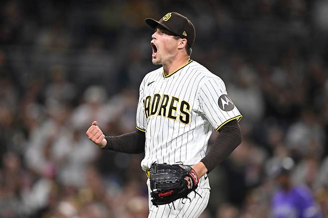 샌디에이고 파드리스 마무리 메이슨 밀러는 현존 최장 연속이닝 무실점 행진을 하고 있다. Imagn Images연합뉴스