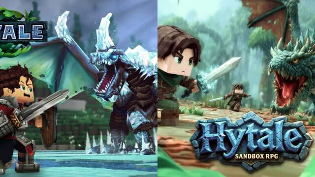 왼쪽이 원작 '하이테일', 오른쪽은 사칭 게임 '하이테일: 샌드박스 RPG'.