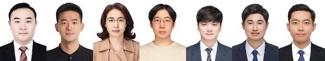 참여연구진(왼쪽부터 이상길, 남원일, 최윤희, 하지환, 최우영, 곽호정, 박종용 교수). [사진 제공=국립부경대]
