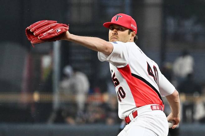 오늘도 승리를 챙기지는 못했지만... 1실점으로 상대를 잘 막은 제임스 네일.연합뉴스