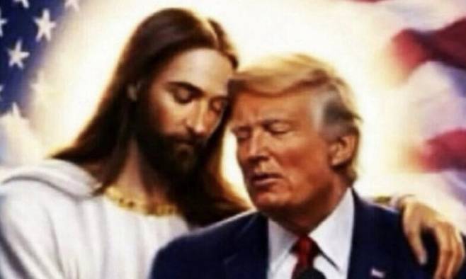 도널드 트럼프 미국 대통령이 자신의 소셜미디어에 이미지. 트루스소셜 갈무리