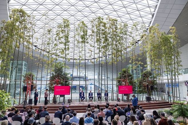 인천공항 제2여객터미널에서 진행된 버진애틀랜틱 미디어 간담회