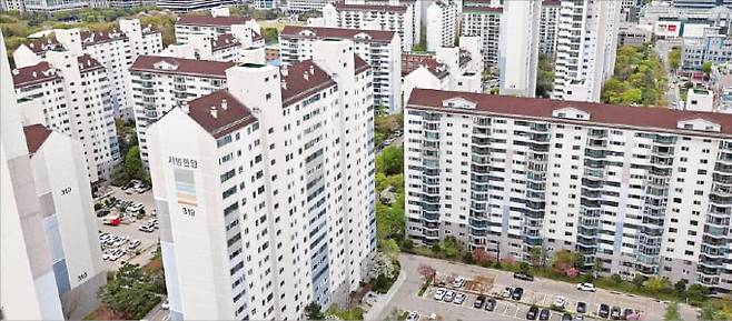 1기 신도시로 조성된 경기 성남시 분당아파트 단지.  한경DB