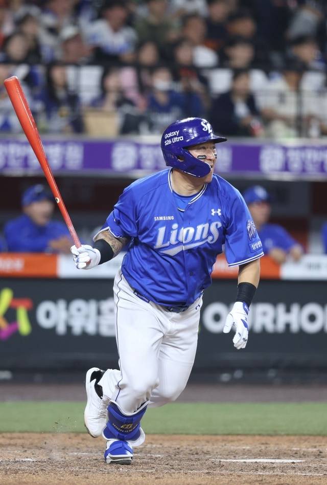 삼성의 정신적 지주인 최형우. 사진=삼성 제공