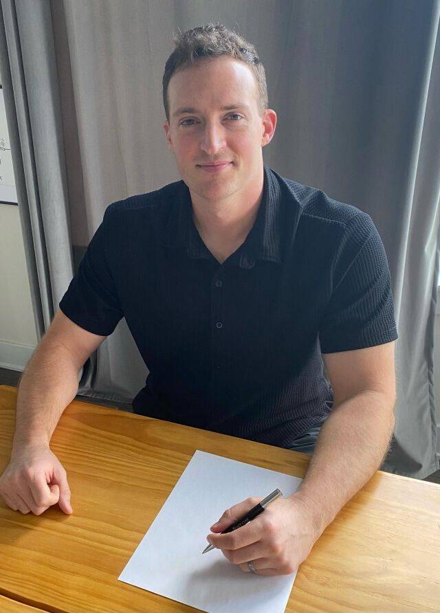 두산 베어스와 계약한 벤자민./두산 베어스