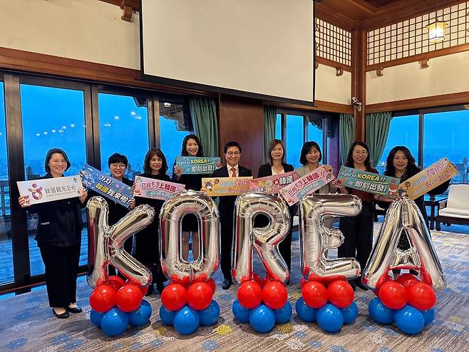 지난 달 대만에서 열린  현지 여행업계 간담회 (사진=한국관광공사)