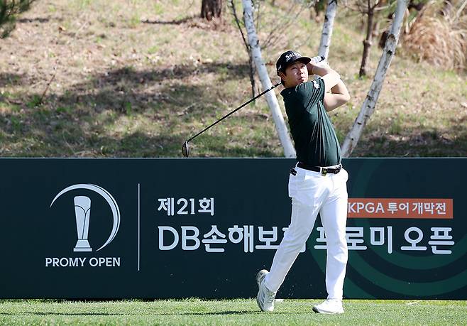 2026시즌 KPGA 투어 1호 이글의 주인공 차율겸. 사진제공 | KPGA