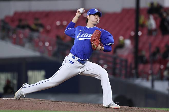 삼성 장찬희. 삼성 라이온즈 제공