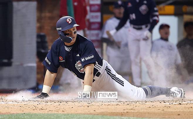 ▲ 자신의 이름 앞에 붙어 있던 '수비 불가' 꼬리표를 떼낼 절호의 기회를 잡은 손아섭 ⓒ곽혜미 기자