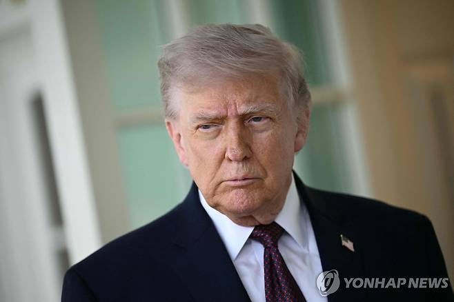 도널드 트럼프 미국 대통령 [AFP=연합뉴스. 재판매 및 DB 금지]