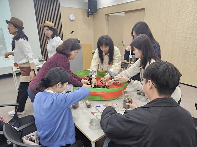 꽃박람회 연계 체험형 지속가능 MICE 캠페인 장면. 사진=고양국제박람회재단
