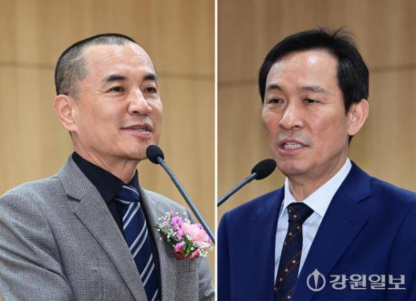 김진태 vs 우상호