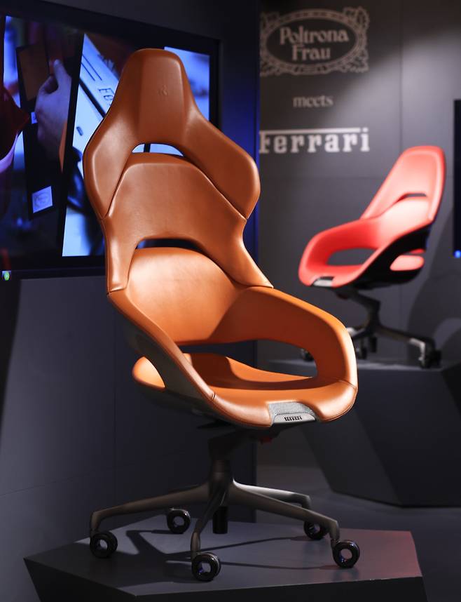 폴트로나 프라우의 콕핏 의자.(출처=Poltrona Frau SNS)