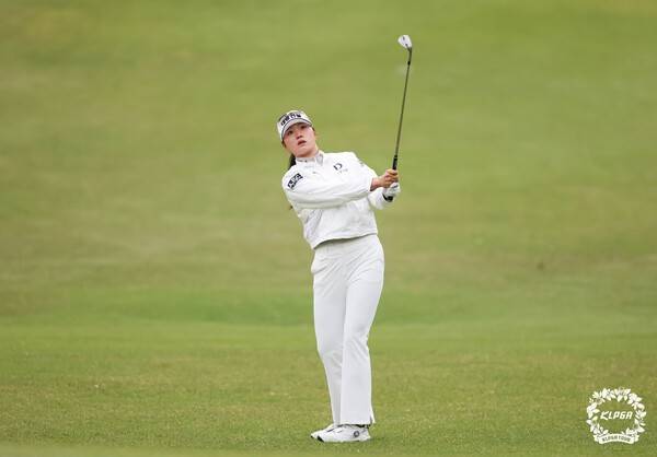 김민선7 19번홀 아이언샷. /사진=KLPGA