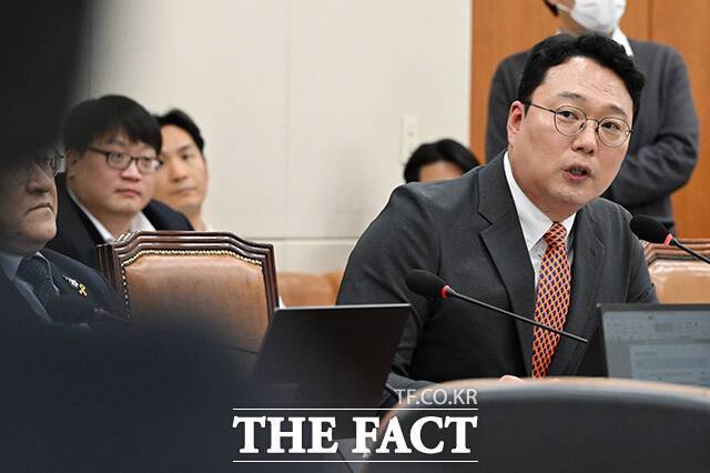 발언하는 천하람 개혁신당 원내대표.