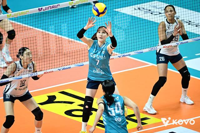 지에스(GS) 칼텍스 세터 안혜진. 한국배구연맹 제공