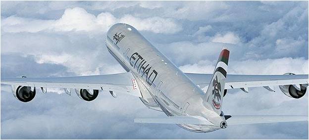 UAE의 에티하드항공 여객기. 사진 홈페이지 캡처