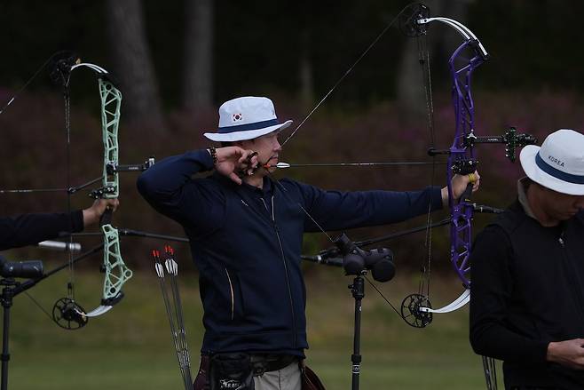 17일 끝난 2026 양궁 국가대표 최종 선발전에서 아이치-나고야 아시안게임 컴파운드 남자 대표로 뽑힌 최용희. 사진 대한양궁협회