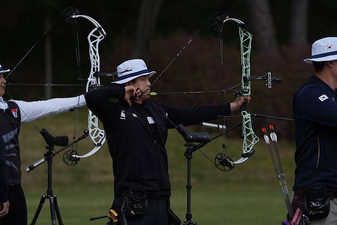 17일 끝난 2026 양궁 국가대표 최종 선발전에서 아이치-나고야 아시안게임 컴파운드 남자 대표로 뽑힌 최은규. 사진 대한양궁협회