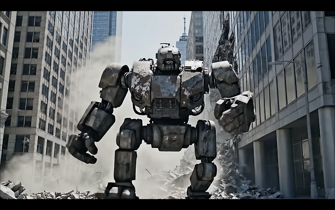 생성형 AI를 통해 제작된 청강국제AI장르영상제의 트레일러 영상 캡쳐. CKAIFF