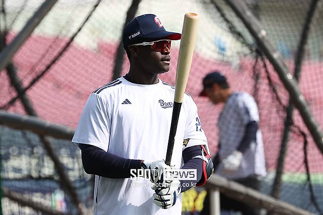 ▲ 시즌 타격 부진으로 두산 팀 타선 침체에 결정적인 원인을 제공하고 있는 다즈 카메론 ⓒ곽혜미 기자