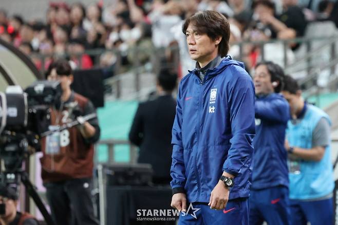 홍명보 축구 국가대표팀 감독. /사진=김진경 기자