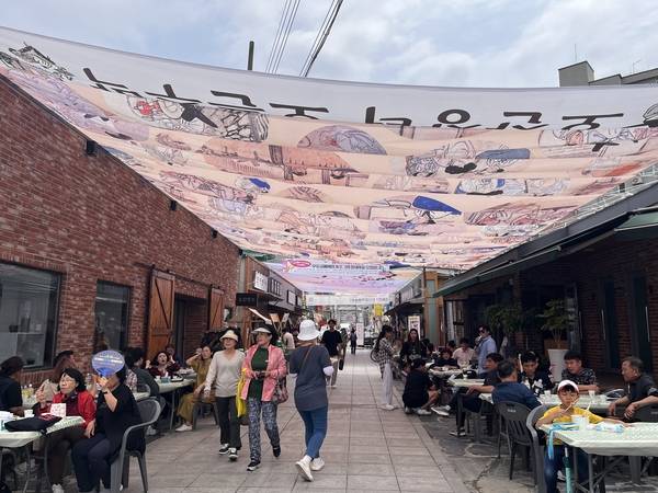 오산장터 오픈주막. /오산양조 제공